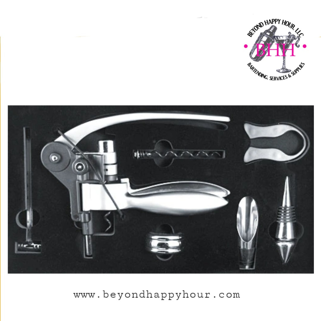 Deluxe Wine Opener Set And Storage