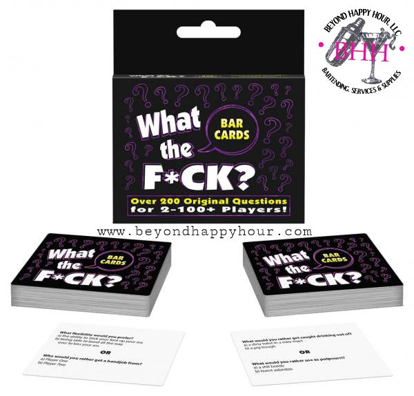 What the F*CK Bar Cards