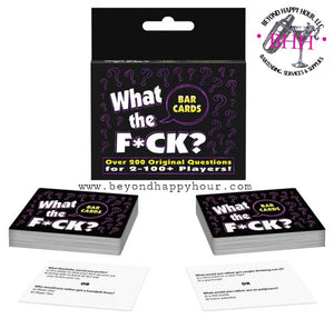 What the F*CK Bar Cards
